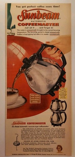 1956 sunbeam coffeemaster mcm - 1956,